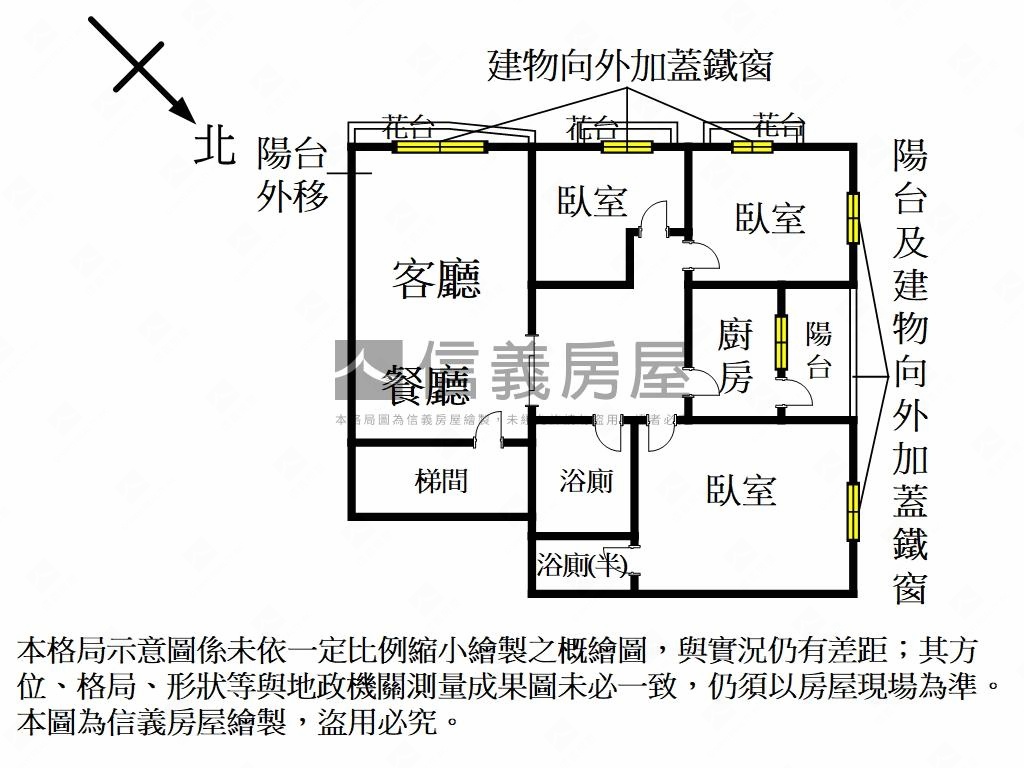 近捷運低總價電梯三房房屋室內格局與周邊環境