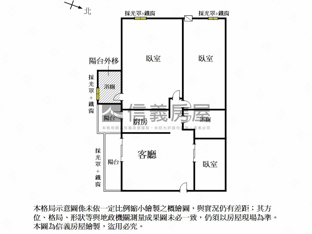 近文化中心美三房雙車位房屋室內格局與周邊環境