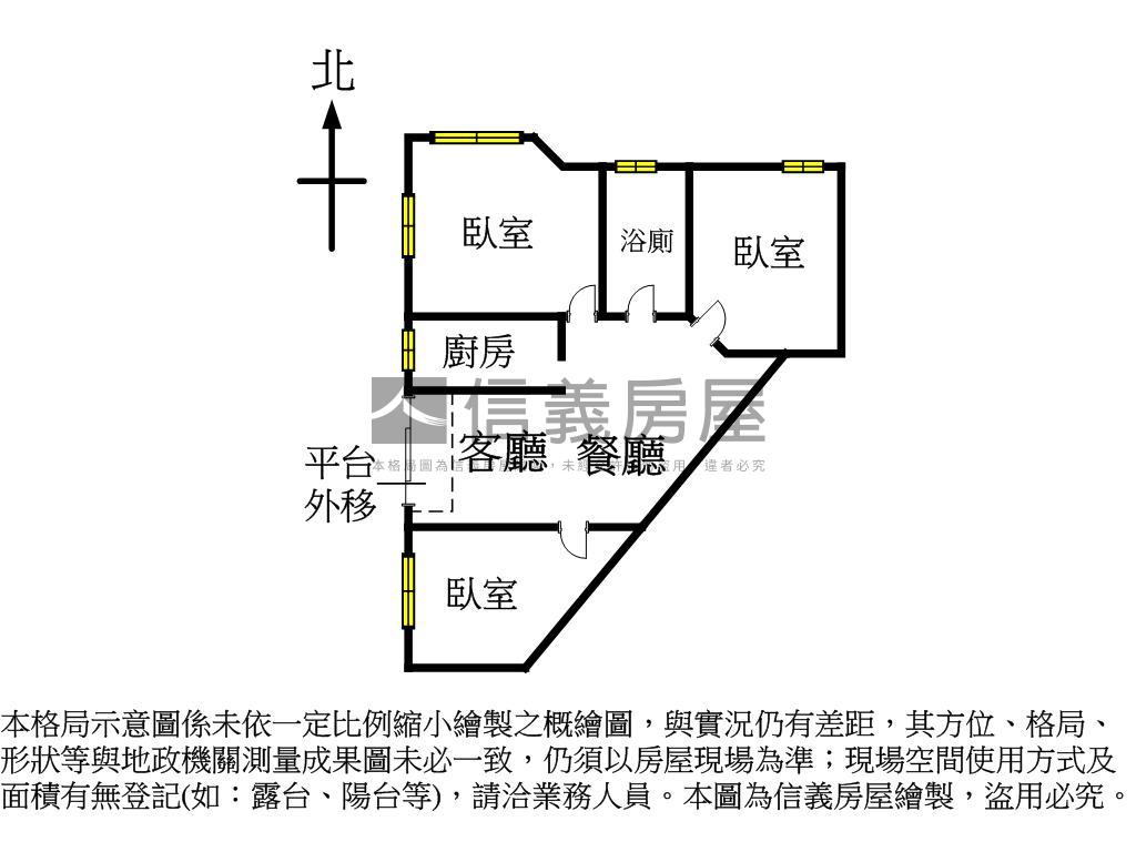 內惟店面住家大空間一樓房屋室內格局與周邊環境