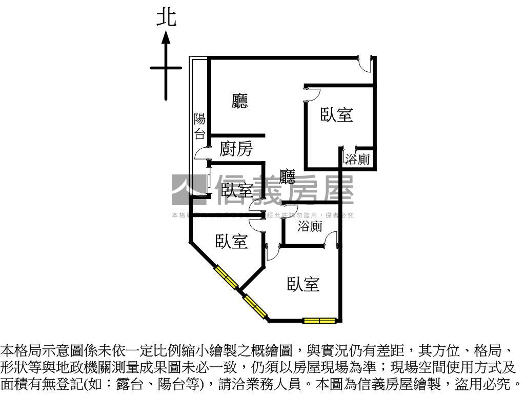 高雄火車站｜大坪小資四房房屋室內格局與周邊環境