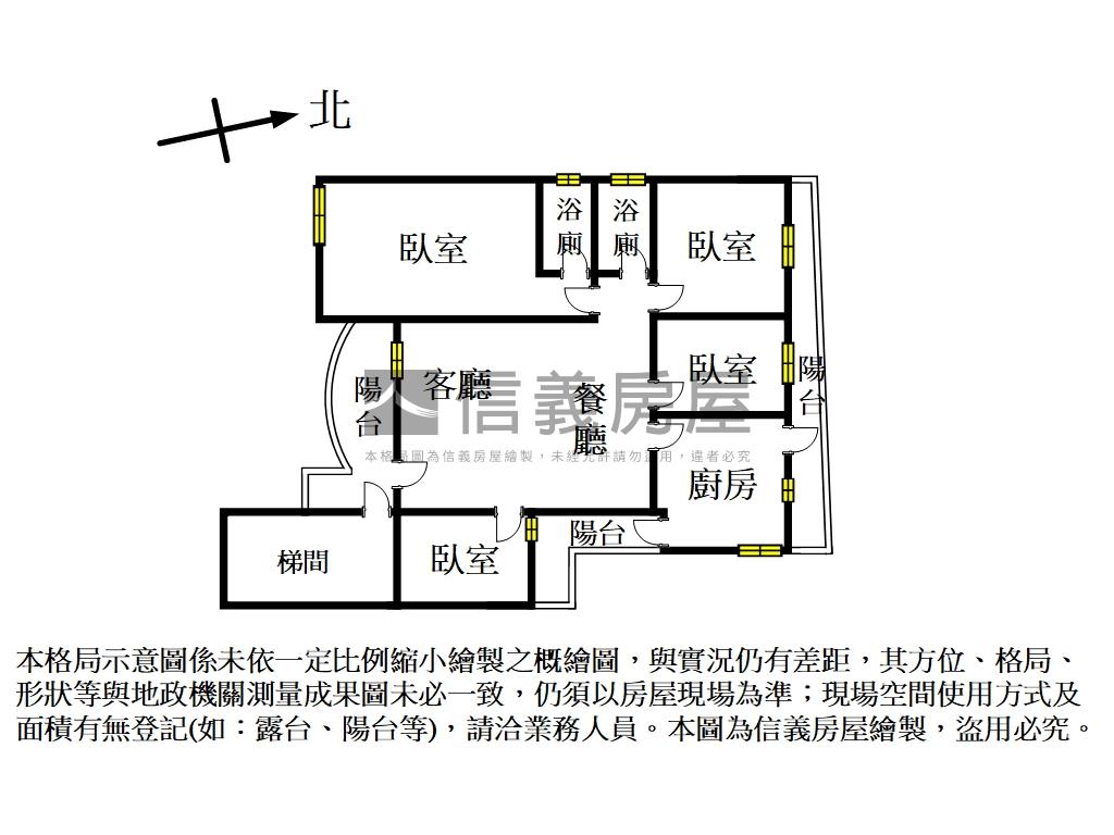 專任頂溪捷運獨戶四房房屋室內格局與周邊環境