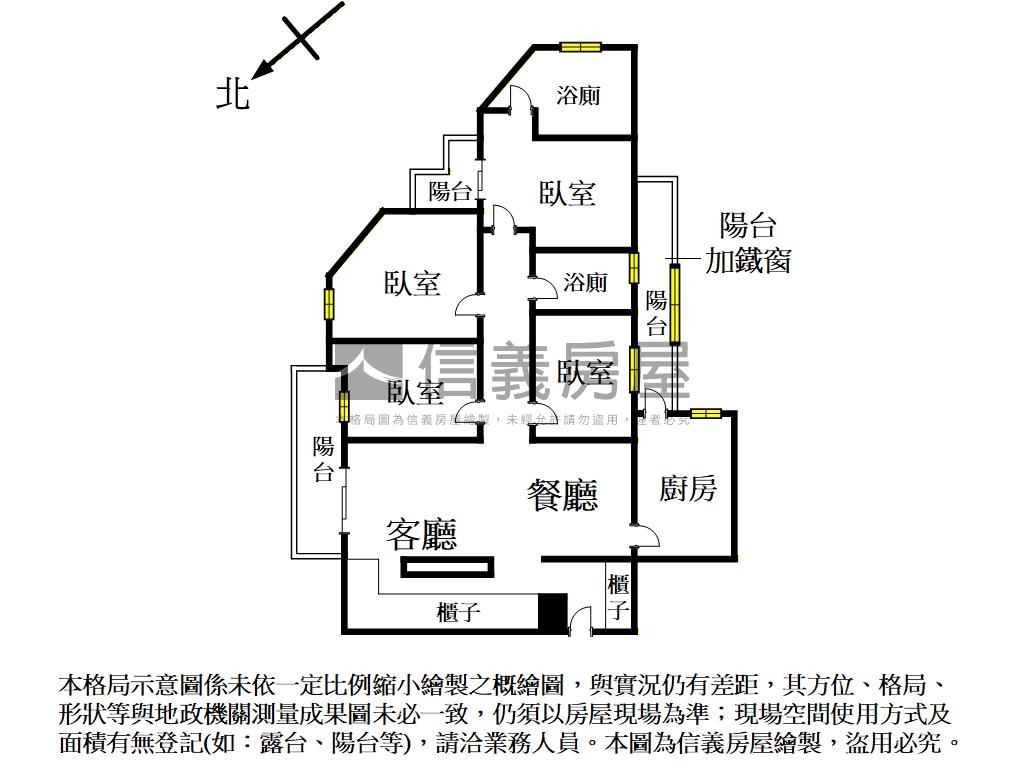 仁愛安和新力大樓房屋室內格局與周邊環境