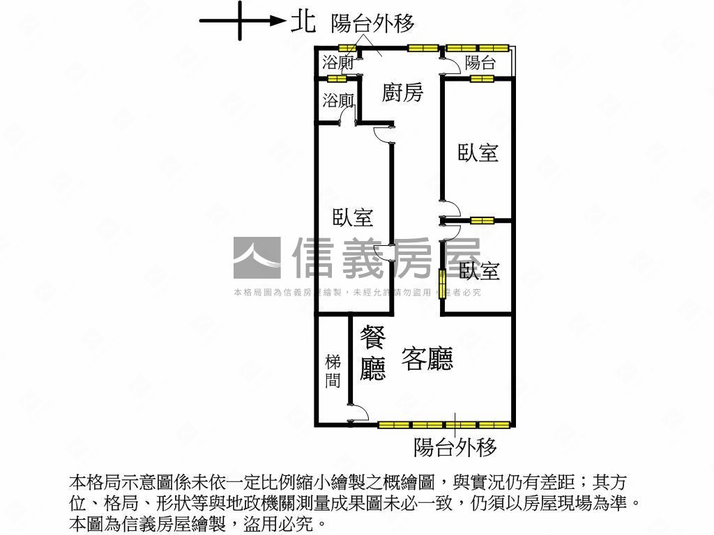 保安街稀有雙衛浴美寓房屋室內格局與周邊環境