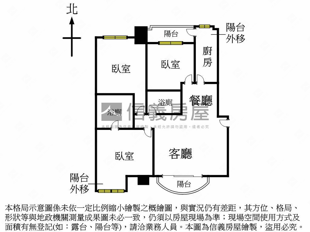 雙敦園中園三房帶車位房屋室內格局與周邊環境