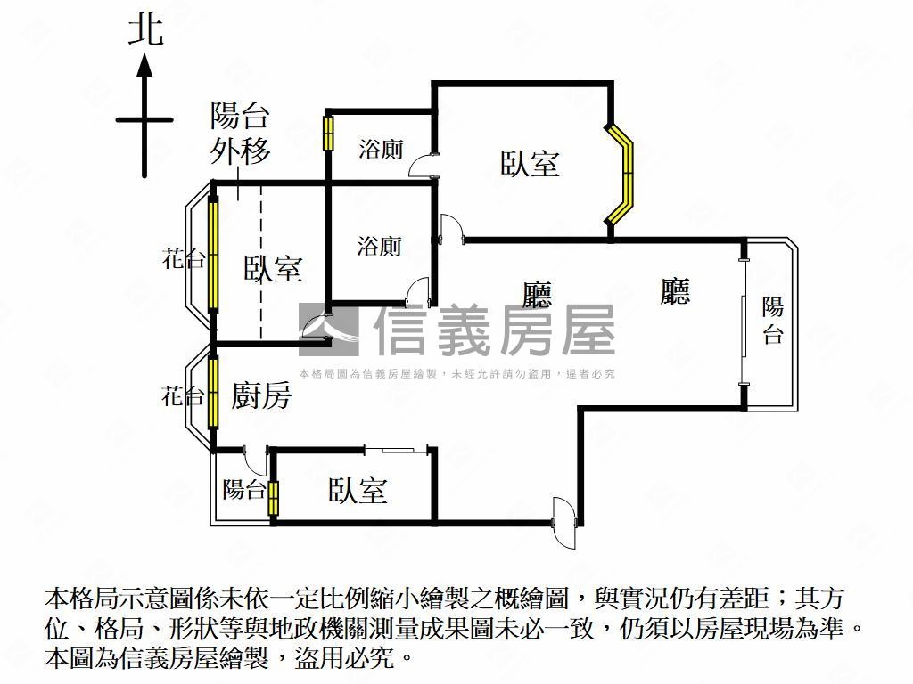 鼎山商圈三房平車成家希望房屋室內格局與周邊環境