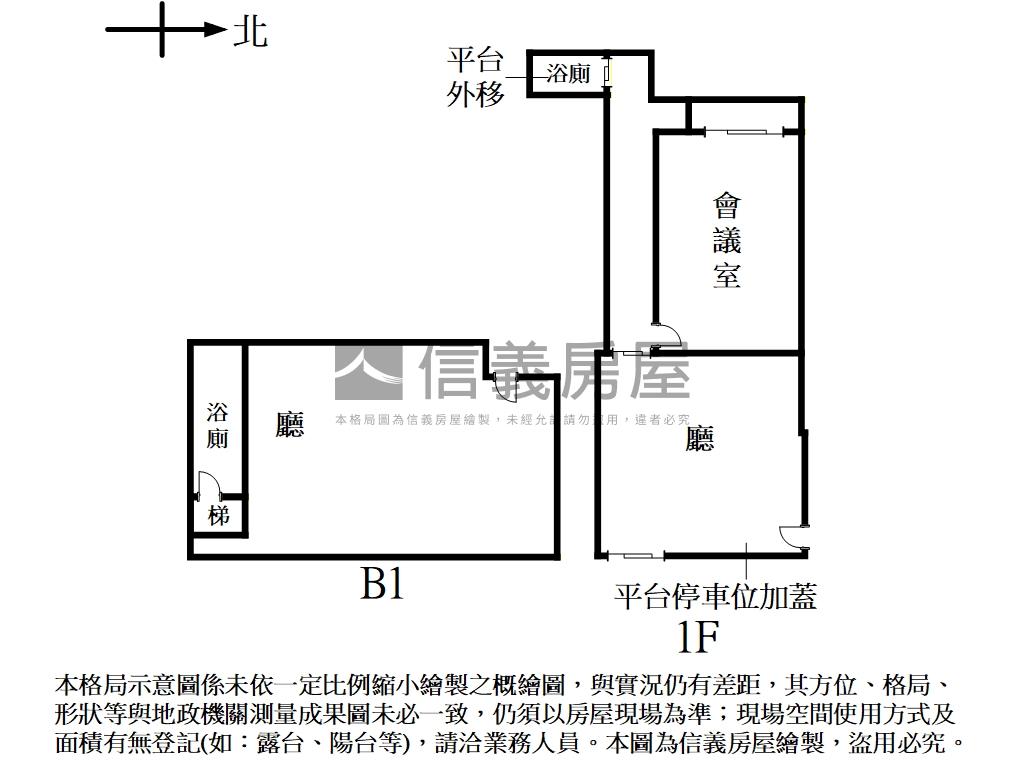 牯嶺街黃金一樓店辦房屋室內格局與周邊環境