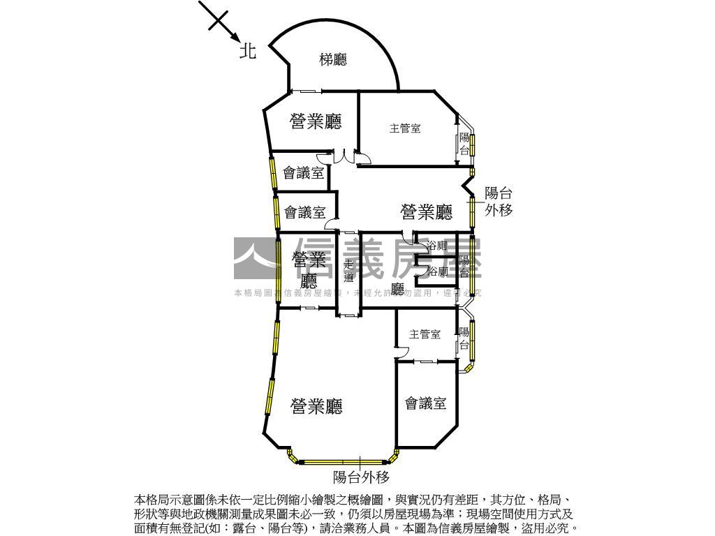 中山國中純辦保富萬商大樓房屋室內格局與周邊環境