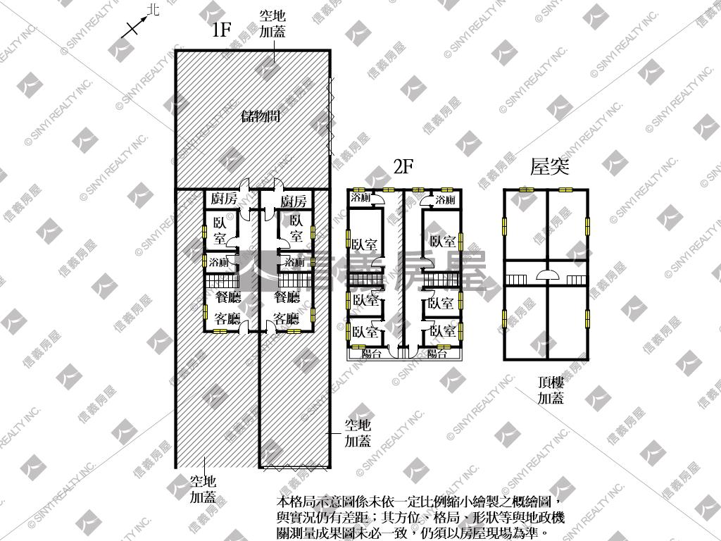 國道８號旁雙農舍房屋室內格局與周邊環境