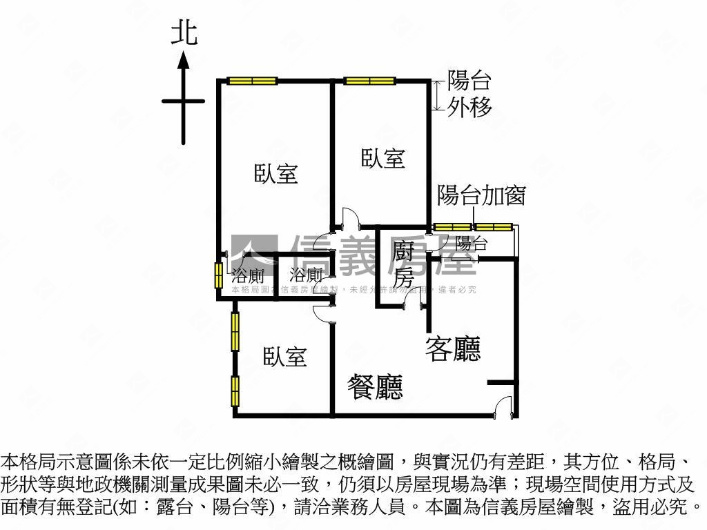 文心及第三房附車位房屋室內格局與周邊環境