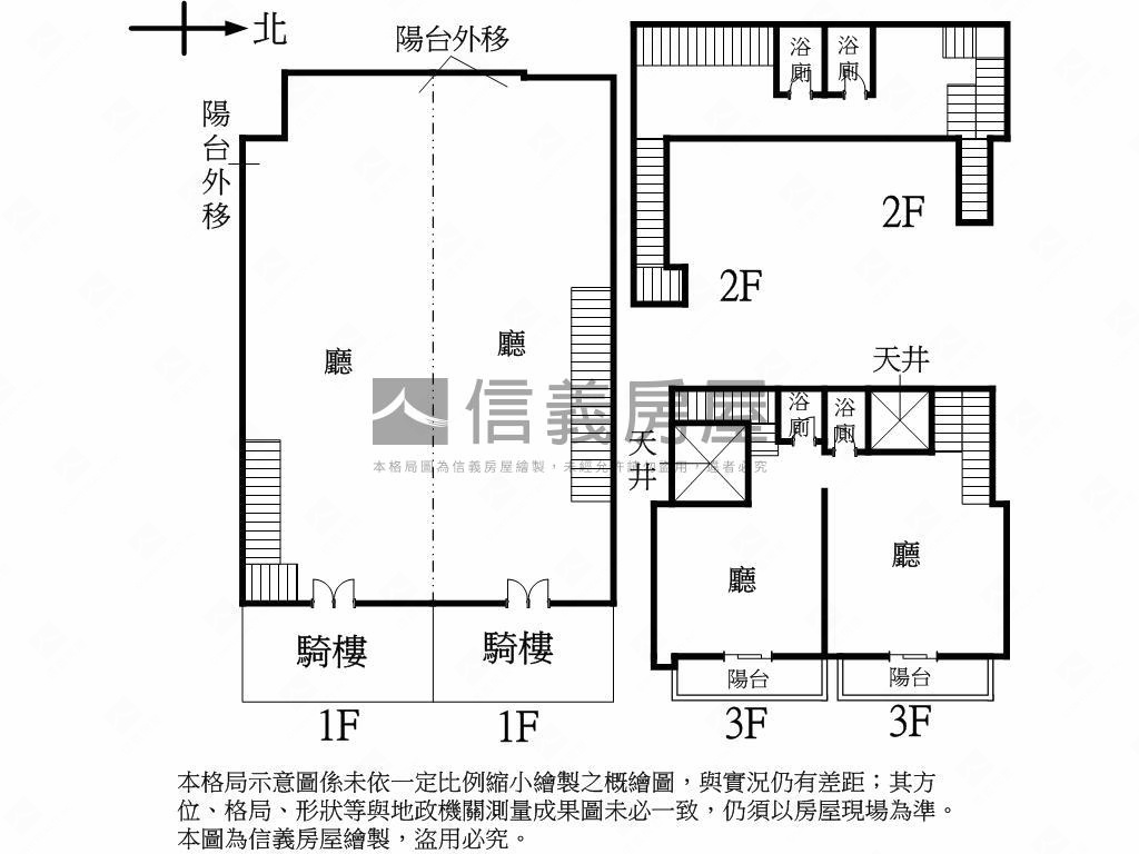 １１期旗艦百坪雙店面房屋室內格局與周邊環境