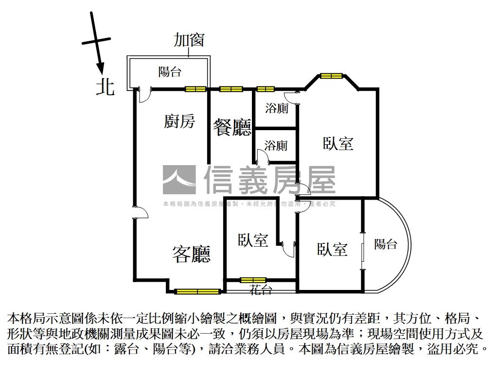 中科面東海牧場綠意三房房屋室內格局與周邊環境