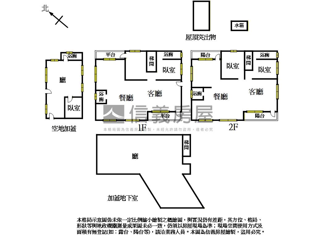 售中山北七段獨棟農舍土地房屋室內格局與周邊環境