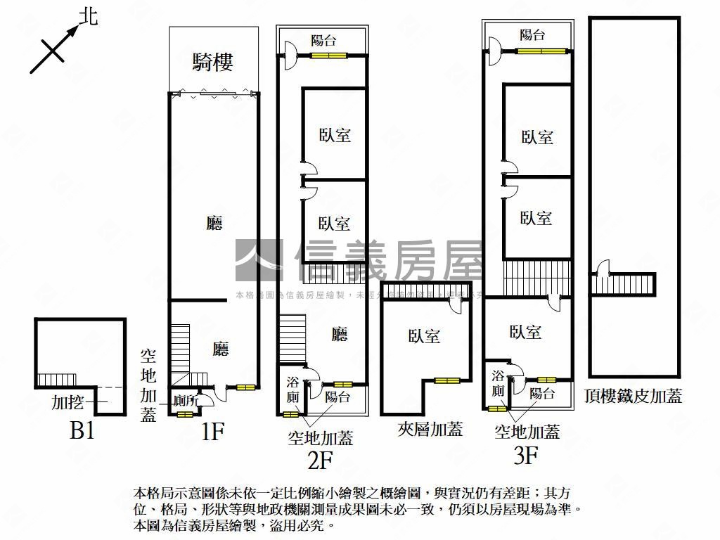 三多衛武營大地坪活巷透天房屋室內格局與周邊環境