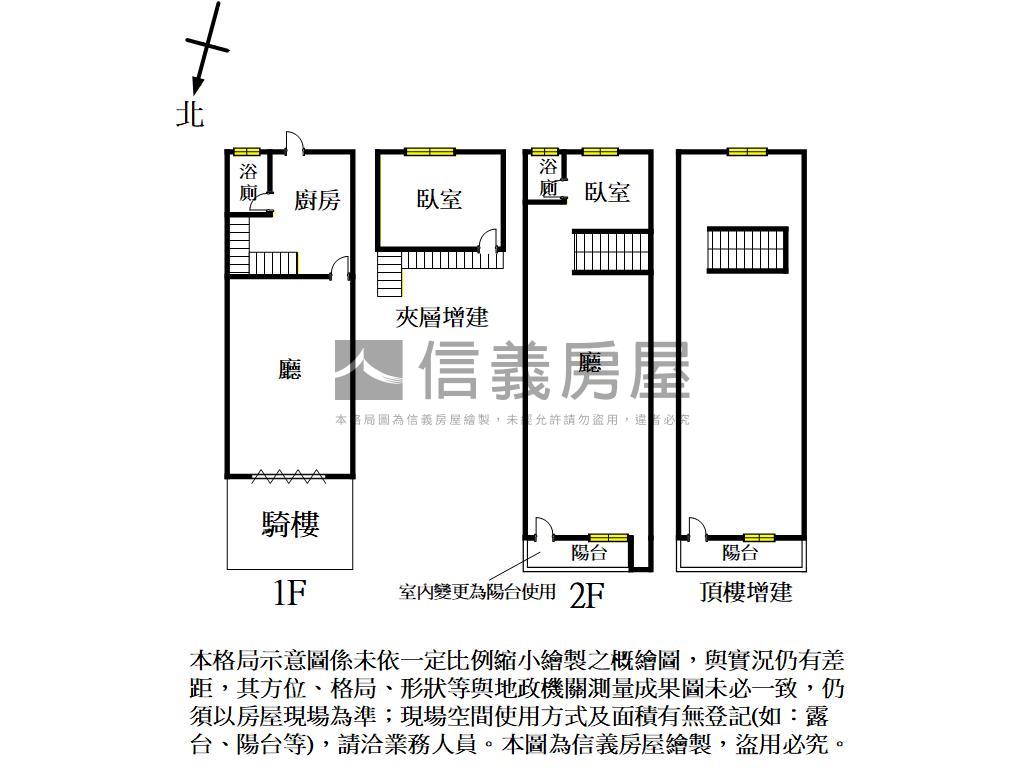 正街復古老宅透天店面房屋室內格局與周邊環境