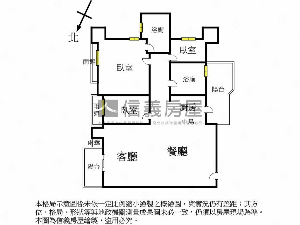 鄉林左岸質感三房車位房屋室內格局與周邊環境