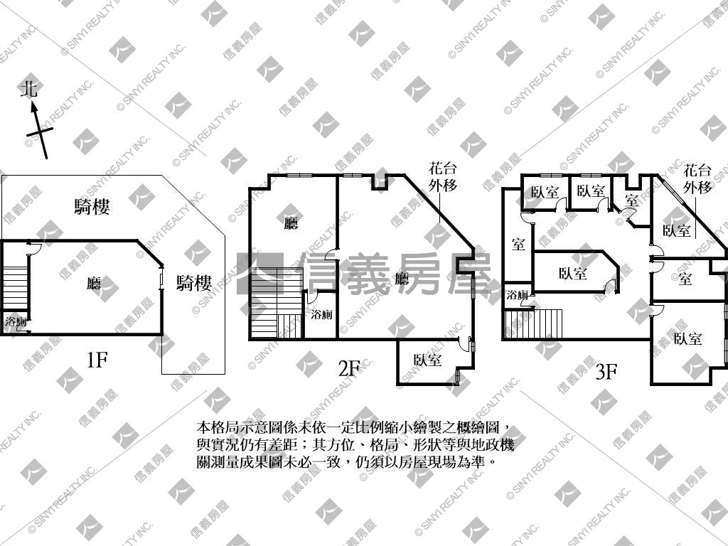 有合法立案過的補習班角店房屋室內格局與周邊環境