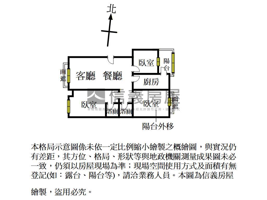 智慧家優質三房雙車位房屋室內格局與周邊環境