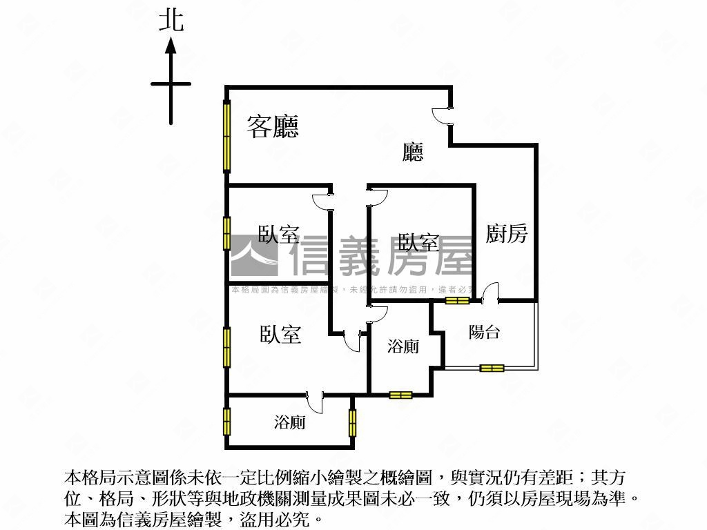 雙鐵文心大慶三房平車房屋室內格局與周邊環境