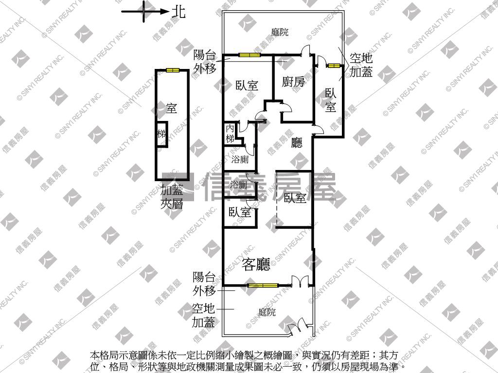 古亭捷運前庭後院１樓房屋室內格局與周邊環境