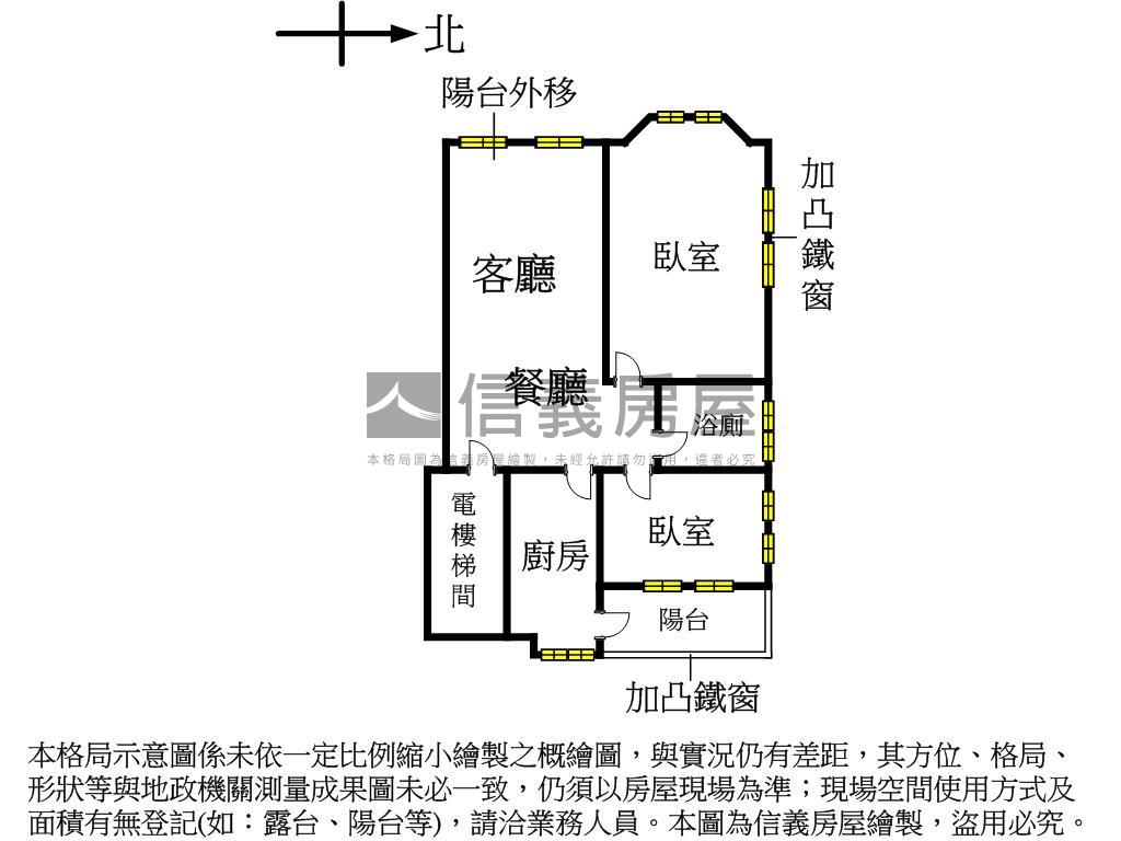 專任民安大鎮精裝兩房房屋室內格局與周邊環境