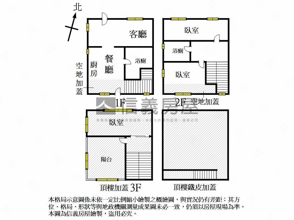 文化中心邊間無夾層美透天房屋室內格局與周邊環境