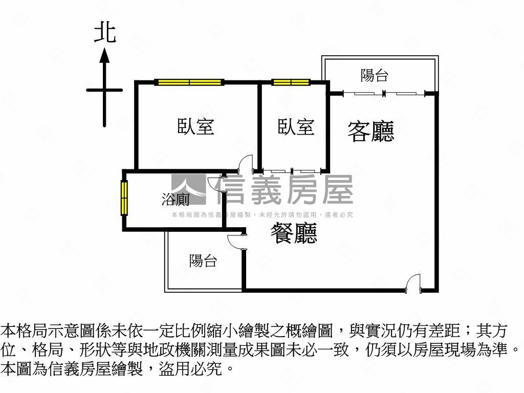 裝潢戶＃樂好事高樓２房房屋室內格局與周邊環境