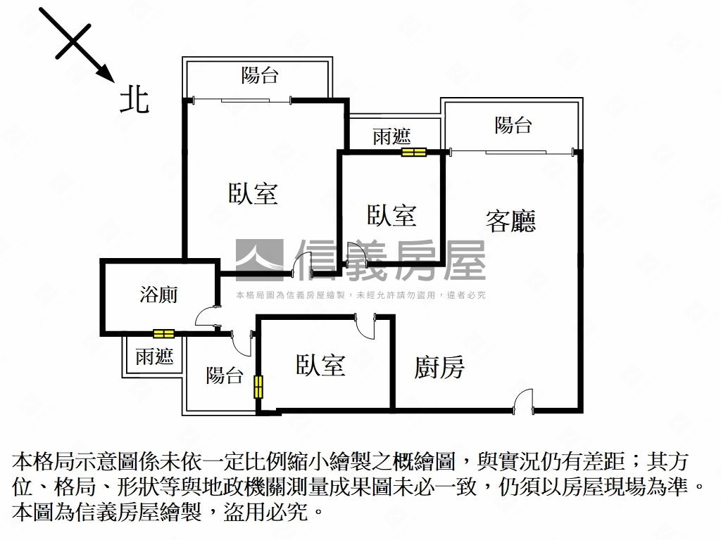 美夢成真電梯三房附車位房屋室內格局與周邊環境
