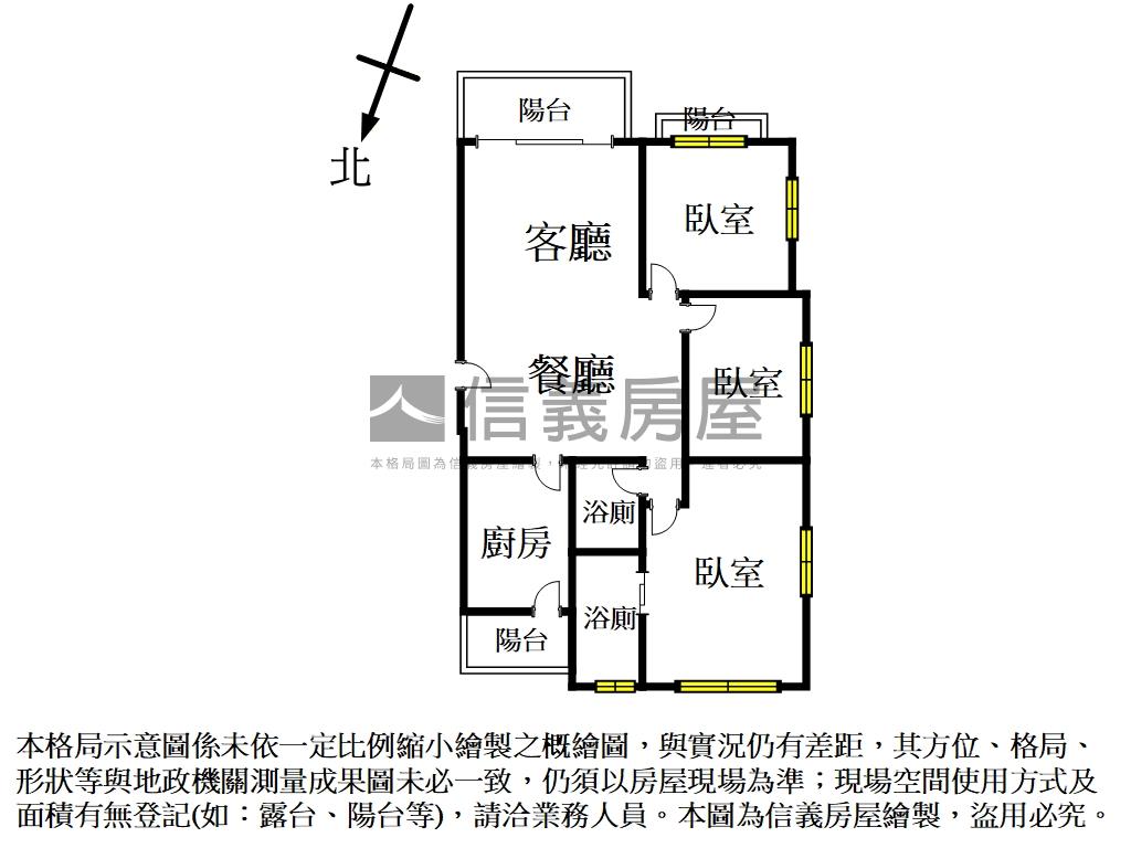 綠意秘境邊間三房車位房屋室內格局與周邊環境
