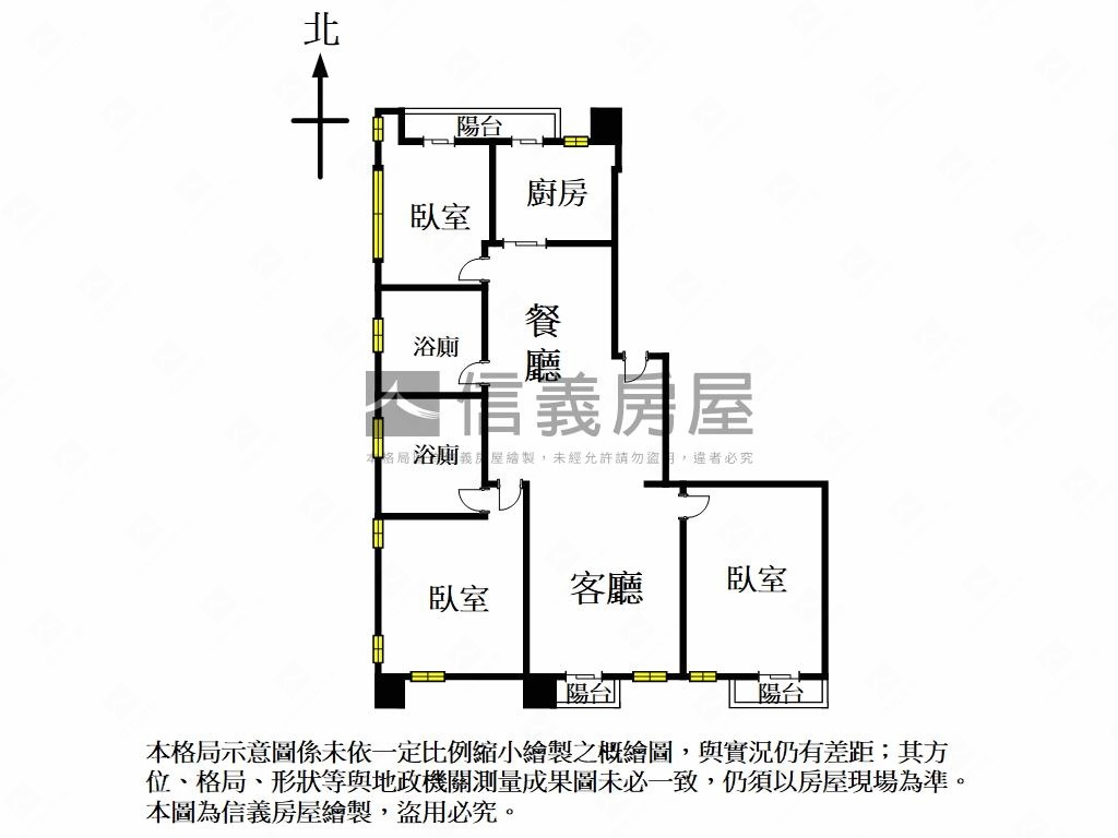 大直小西華綠意盎然房屋室內格局與周邊環境