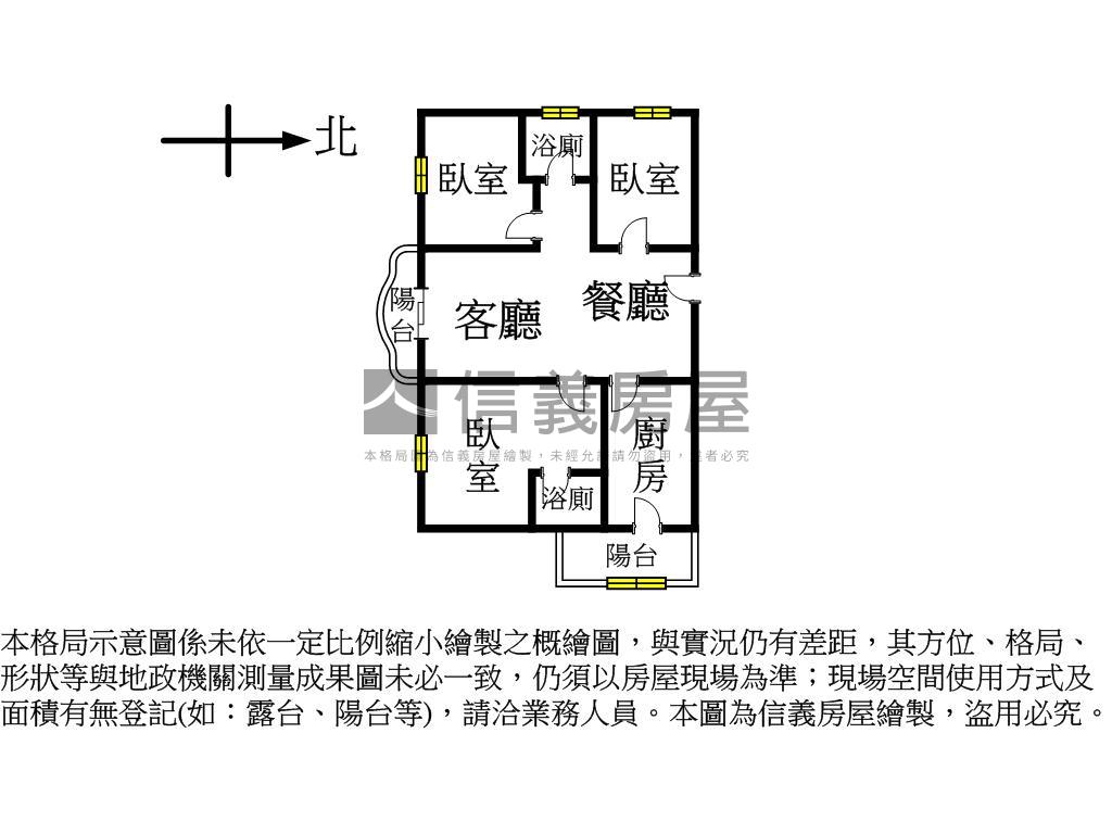 宜誠花園廣場美三房樹梢屋房屋室內格局與周邊環境
