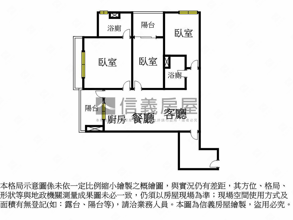 預售價買市政新銳３房平車房屋室內格局與周邊環境