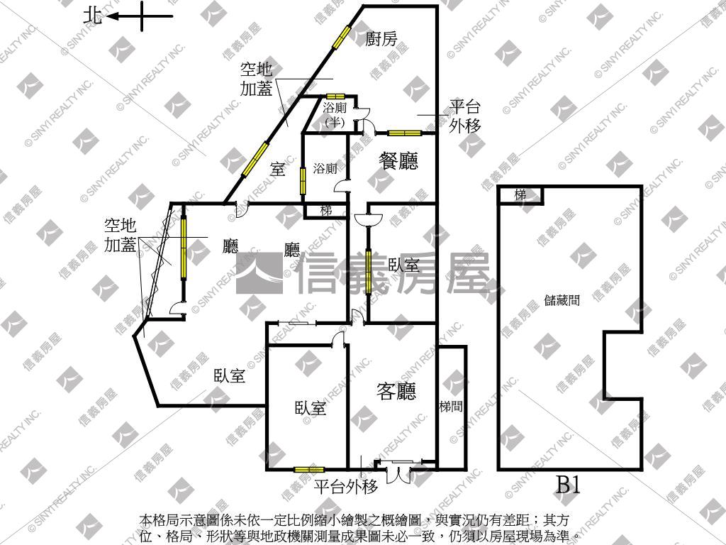 景安雙捷大空間一樓美寓房屋室內格局與周邊環境