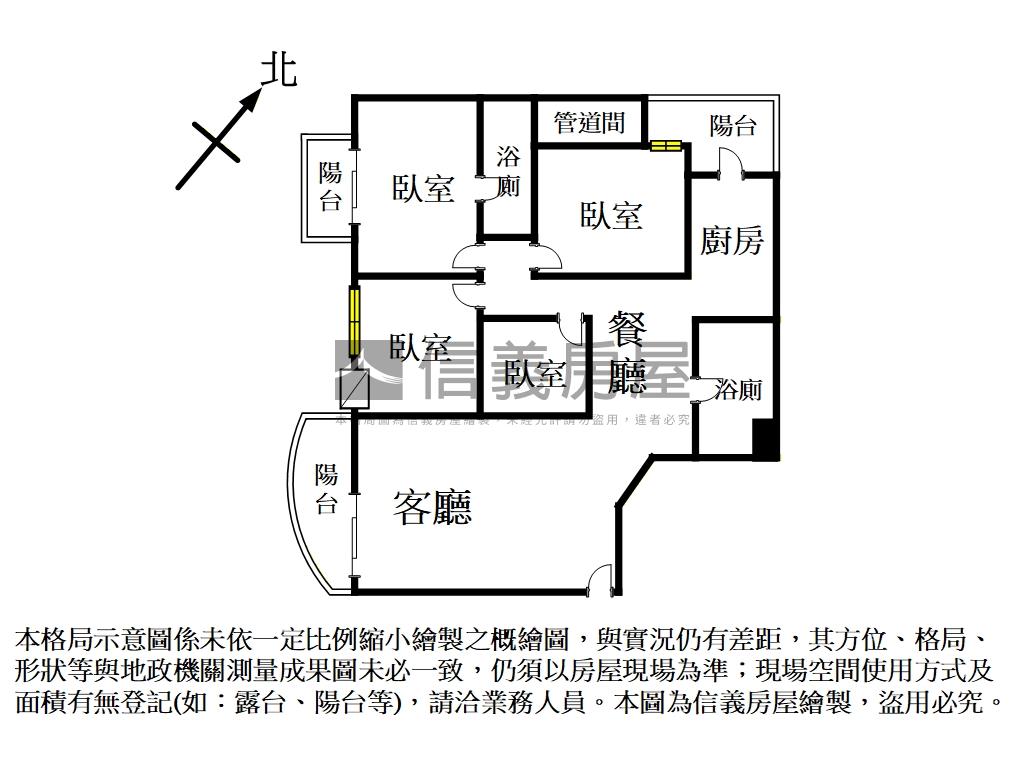 免千萬捷運旁高樓景觀四房房屋室內格局與周邊環境