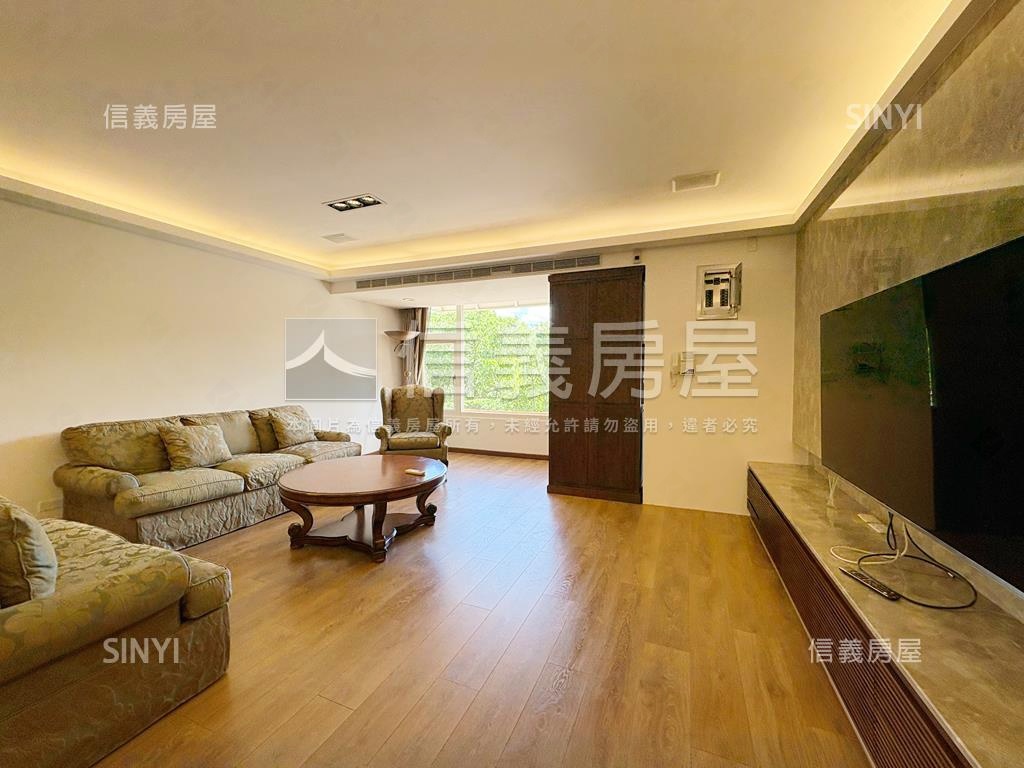 天母磺溪第一排綠景房屋室內格局與周邊環境