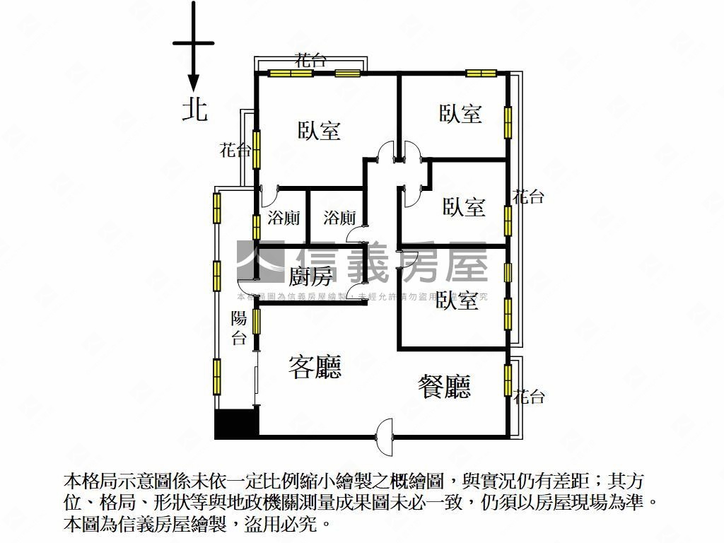 近科工館邊間採光四房車位房屋室內格局與周邊環境