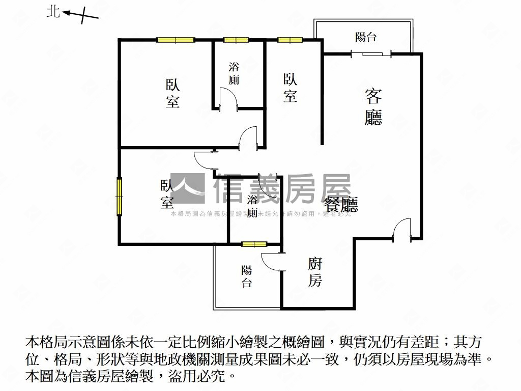 良勳森悅高樓霸景三房平車房屋室內格局與周邊環境