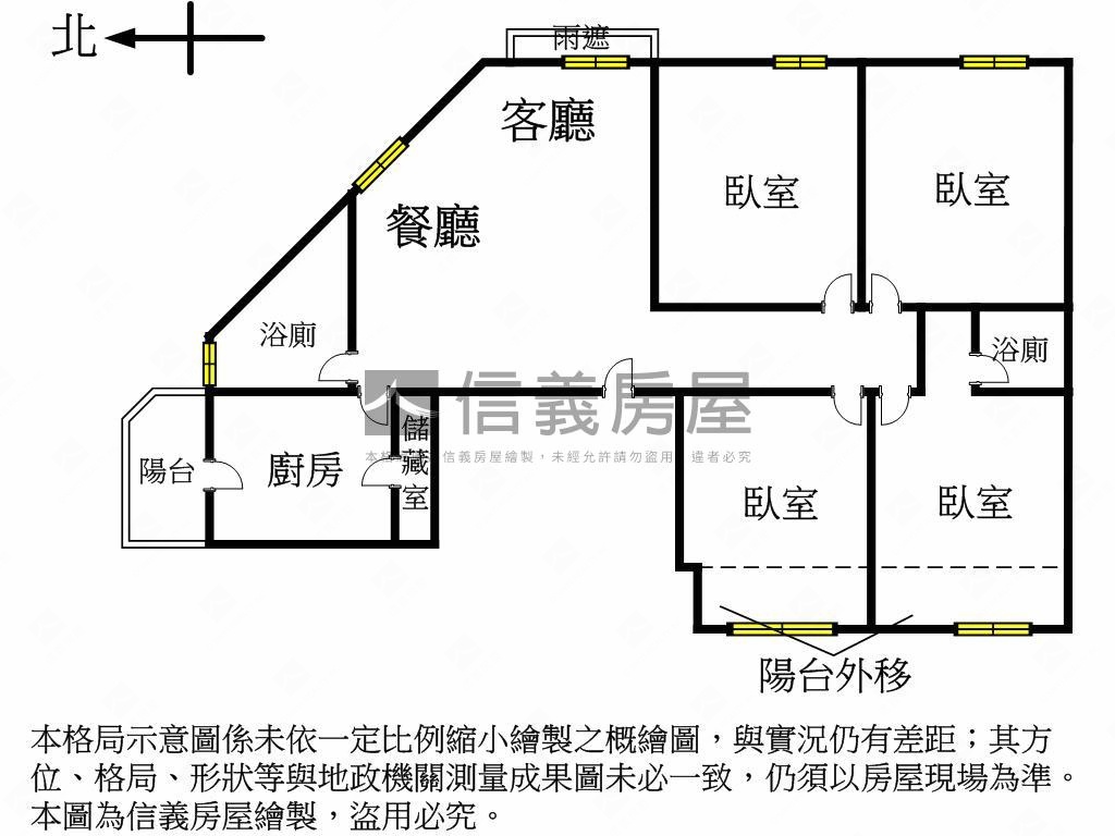 植物園育德園道四房平車位房屋室內格局與周邊環境