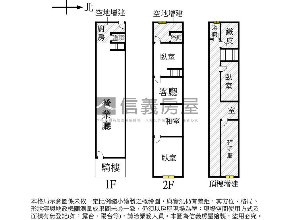 美麗島捷運站前路後巷透店房屋室內格局與周邊環境