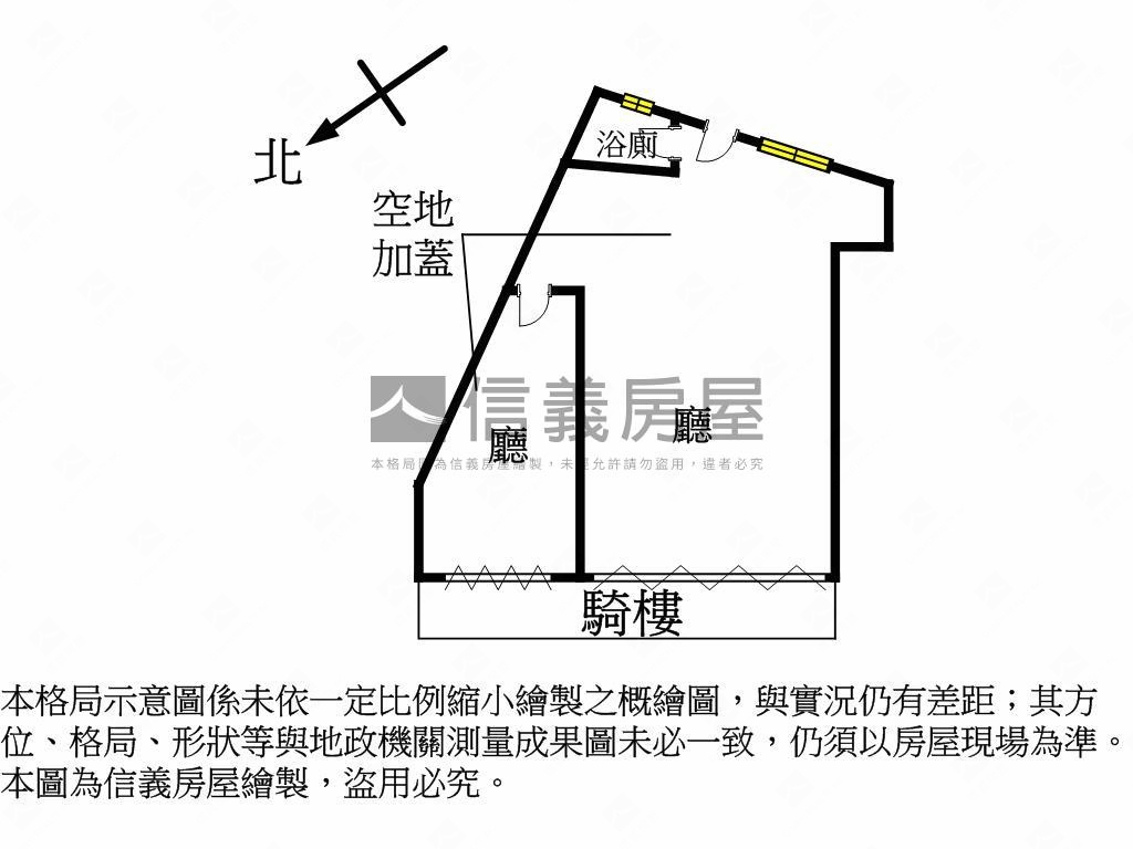 正中華路面寬金店房屋室內格局與周邊環境