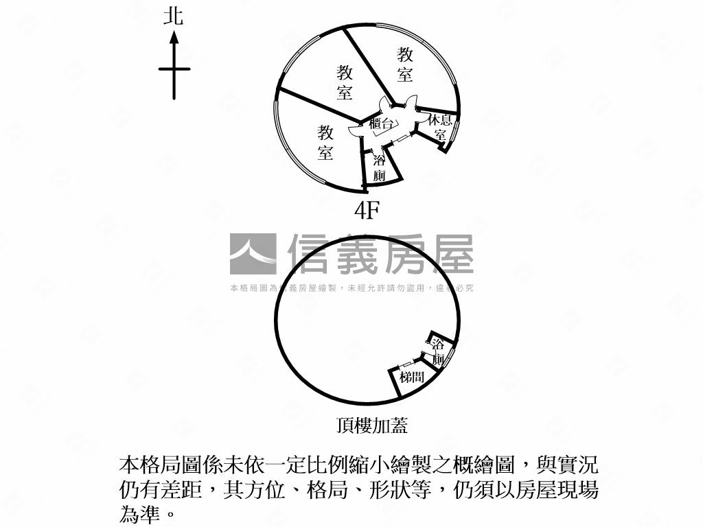彩虹四樓大器辦公房屋室內格局與周邊環境