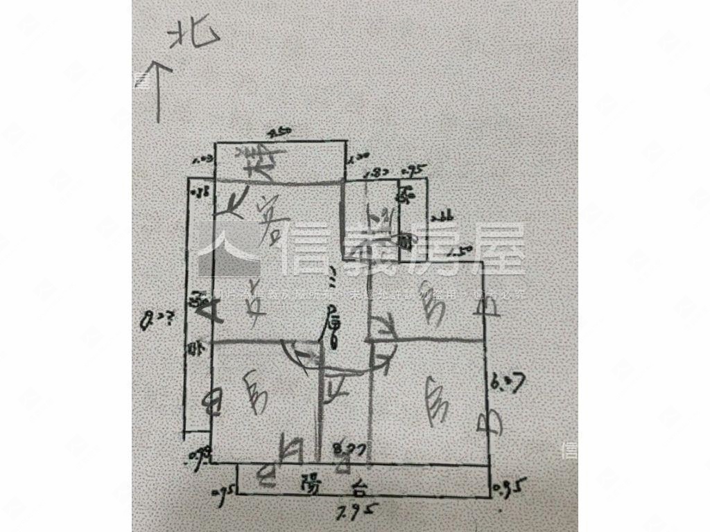 附小龍門黃金三樓房屋室內格局與周邊環境