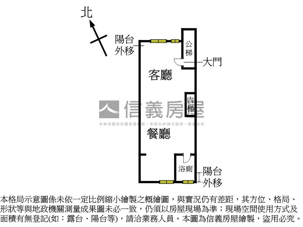 大信義中正國中美居房屋室內格局與周邊環境