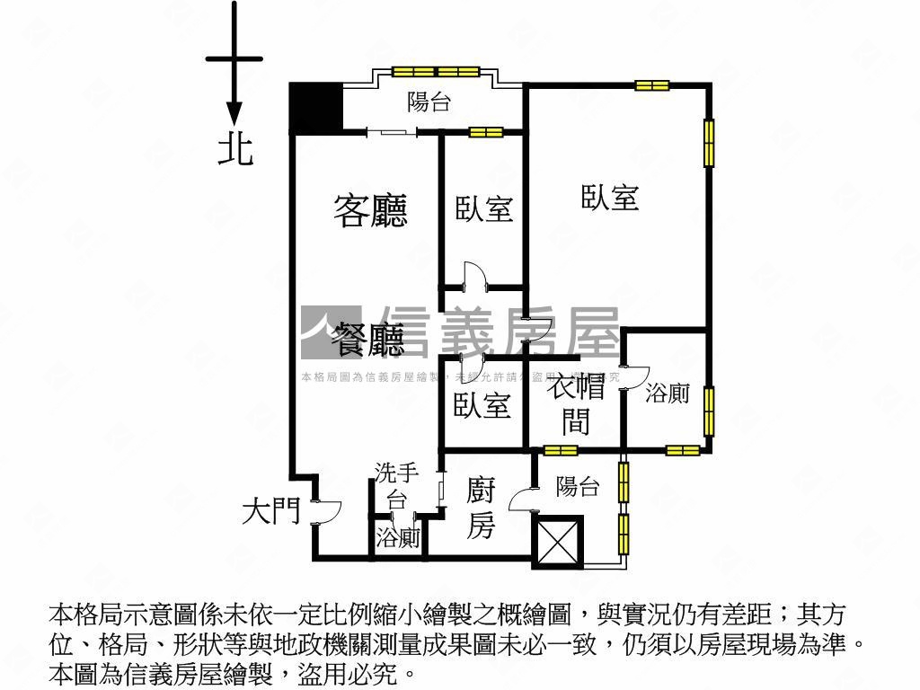 天闊方正朝南高樓優選房屋室內格局與周邊環境