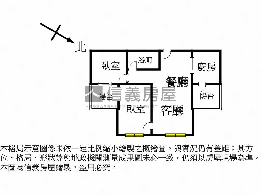 京都稀有釋出精緻兩房房屋室內格局與周邊環境