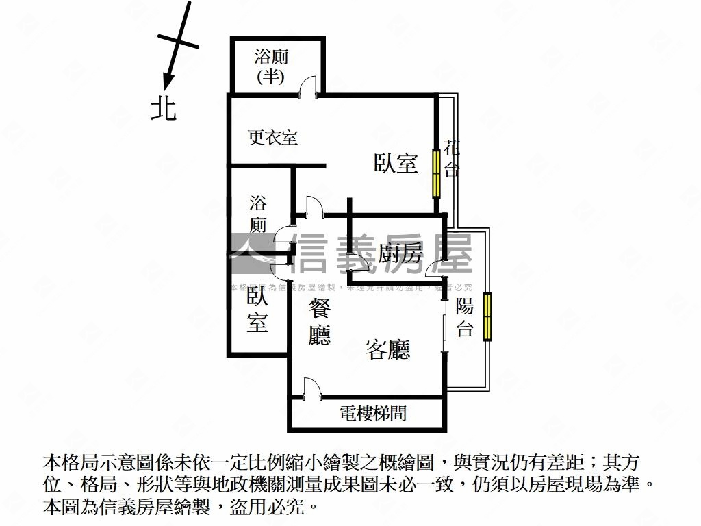 近北醫電梯華廈二房房屋室內格局與周邊環境