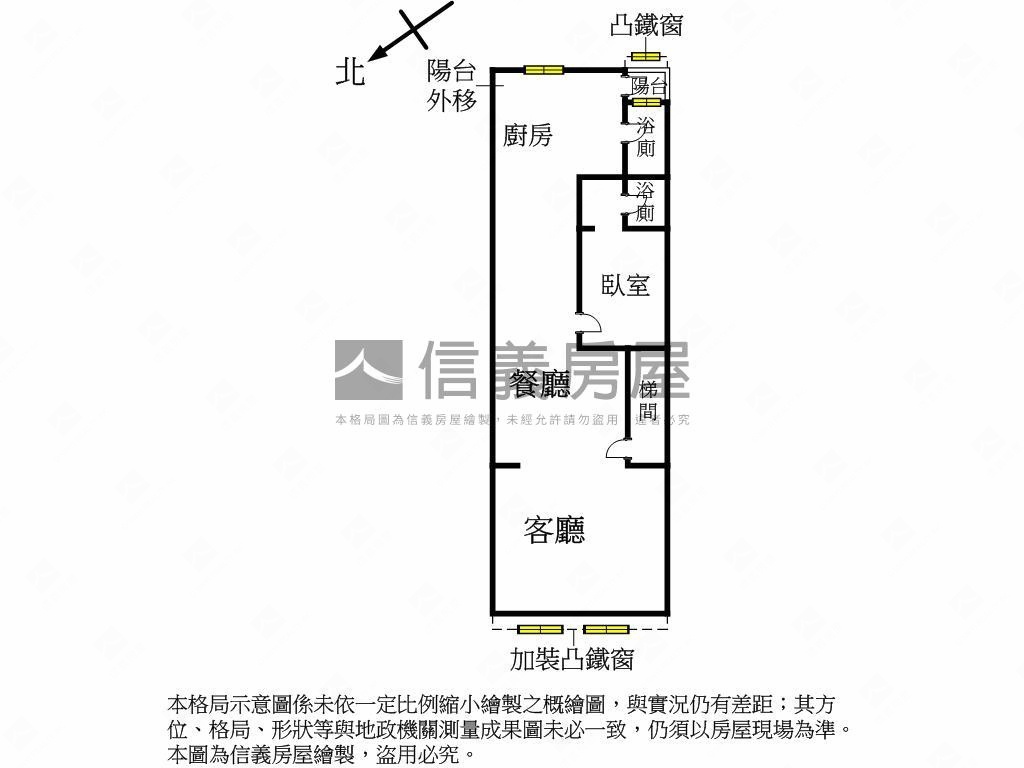 專任正忠孝東路上三樓公寓房屋室內格局與周邊環境