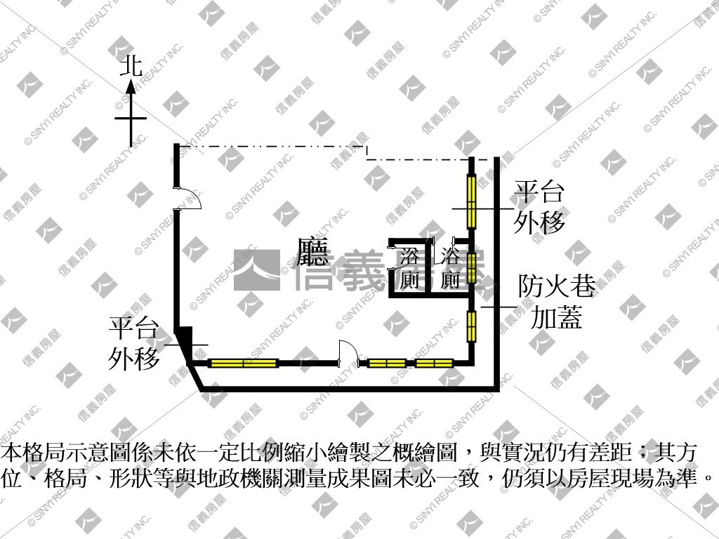 博愛街住辦１樓大空間房屋室內格局與周邊環境