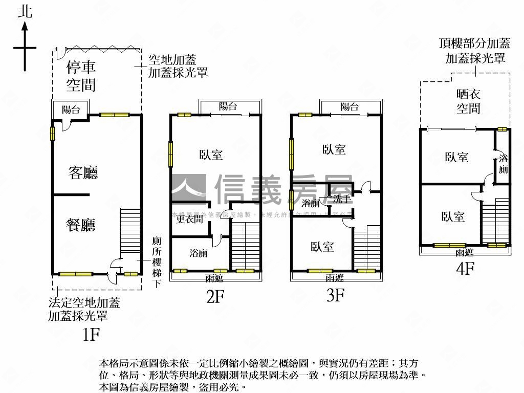 獨家近公園臨路美透天房屋室內格局與周邊環境