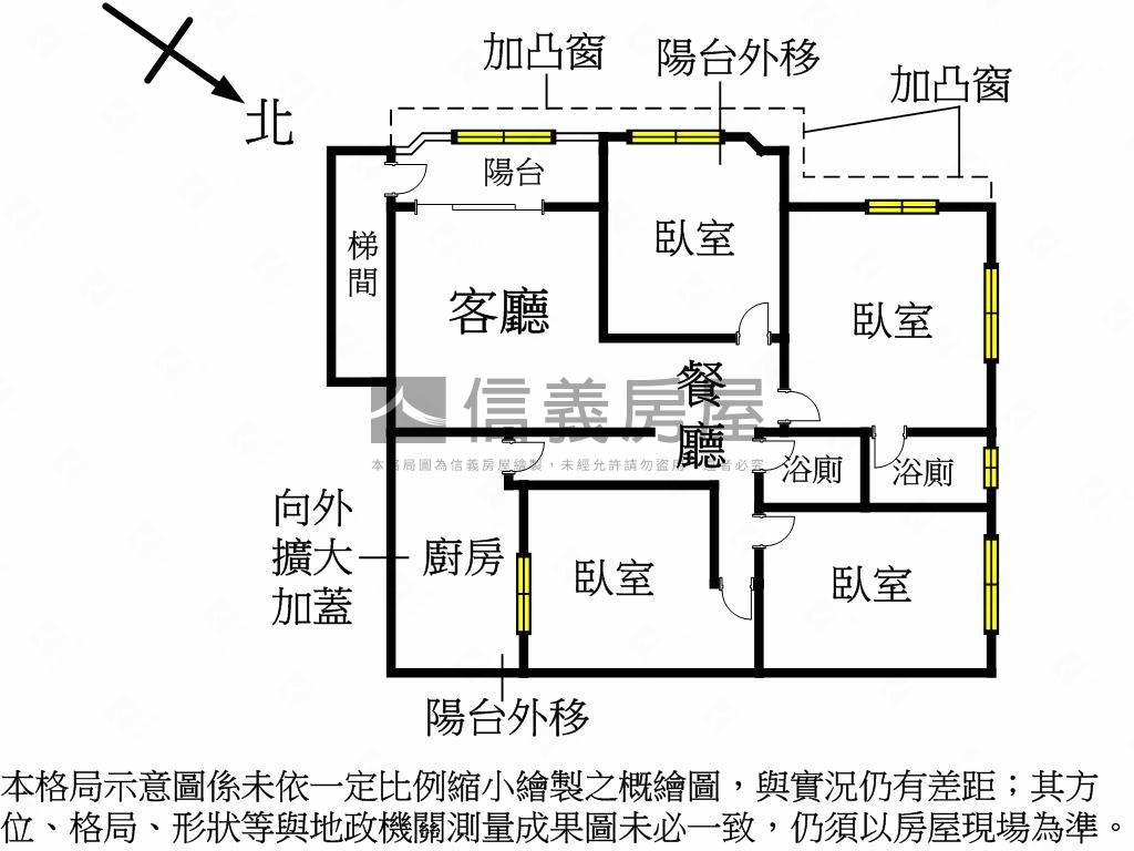 近萬大線４房大空間房屋室內格局與周邊環境