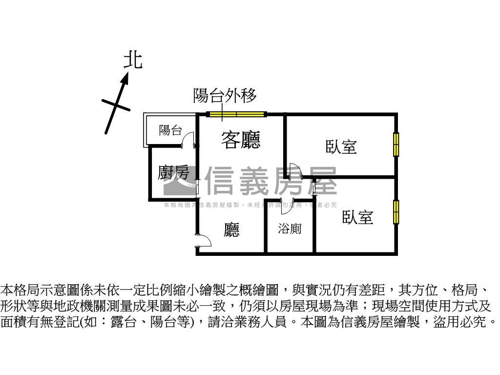 Ｊ時尚採光樹景舒適美兩房房屋室內格局與周邊環境